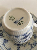 ロイヤルコペンハーゲン ブルーフルーテッドハイハンドカップ＆ソーサー No.73