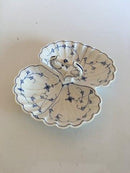 Royal Copenhagen Blaue kannelierte Cabaret-Schale Nr. 395