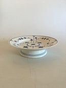 Royal Copenhagen Musselmalet Riflet Kagefad på fod No 187