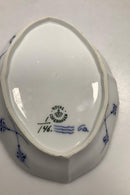 Royal Copenhagen Musselmalet Riflet Lille Assiet med guld No 146