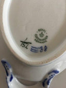 Royal Copenhagen Blue Fluted Plain Oval Asiet with Handle No. 152