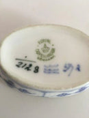 Royal Copenhagen Musselmalet Riflet Ovalt Saltkar No. 2128
