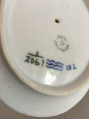 Royal Copenhagen Blue Fluted Saucepan mit aufgesetzter Untertasse Nr. 2061