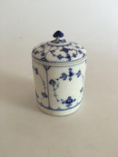 Royal Copenhagen Musselmalet Riflet Te Krukke med Låg No 2101