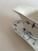 Royal Copenhagen Musselmalet Riflet Trekantet Sauceskål No 203