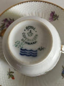 Royal Copenhagen Saxon Flower Kaffeetasse und Untertasse Nr. 1870