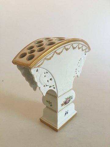 Royal Copenhagen Saksisk Blomst potpourrikrukke No 1418