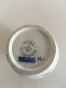 Royal Copenhagen Saksisk Blomst Vase med Romantisk Scene af Henning Larsen (Gamle Larsen)