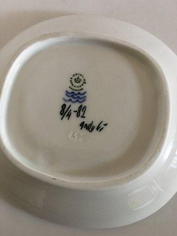 Royal Copenhagen Dish with Green Leaf Motif from 1982 by Andy CT