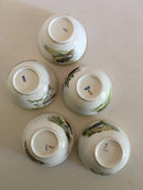 Royal Copenhagen Skylleskåle med fugle motiver fra 1870-1880