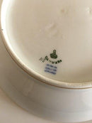 Royal Copenhagen No 118 Round Bowl w. Golden Peacock Feather Ornament