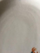 Royal Copenhagen Stel No 93 Asters Hvid Halvblonde m. Blomster of Guldkant Ovalt Serveringsfad 37.5 cm