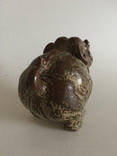 Royal Copenhagen Steingut Elefantenfigur von Knud Kyhn in Sung-Glasur Nr. 20138