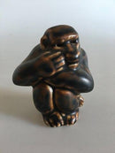 Royal Copenhagen Steingut Gorilla Figur Nr. 20187