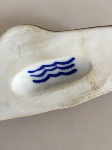 Royal Copenhagen Stentøjs Relief Figur af mand med kniv