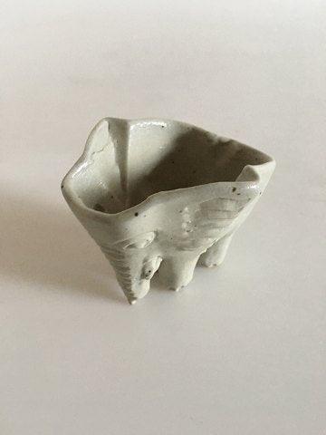 Royal Copenhagen Stentøjs skål formet som Elefant af Jeanne Grut