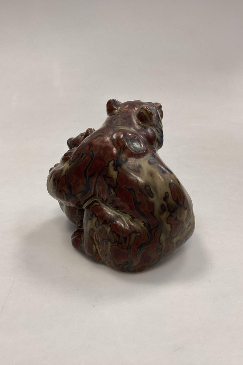 Royal Copenhagen Stentøjsfigur af Bjørn med Unge No. 20193
