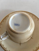 Royal Copenhagen Early Cup and saucer with Thorvaldsen Motif from 1860-1880