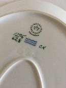 Royal Copenhagen Tradition Hvid Halvblonde m. Guld Ovalt Serveringsfad No. 628