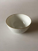 ロイヤルコペンハーゲン トラディション ホワイトハーフレースウィズゴールドリムボンボンボウル No 524A