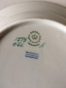 Royal Copenhagen Tradition Hvid Halvblonde m. Guldkant Dyb Tallerken No 566