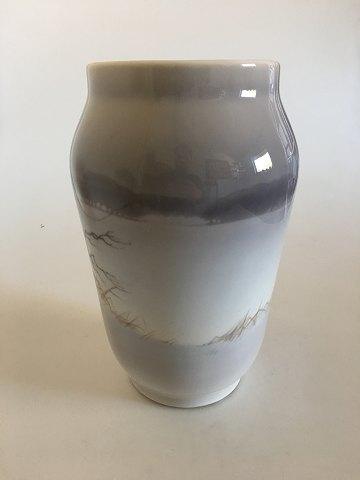 Royal Copenhagen unika vase af Johannes Larsen fra 1924