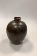 Saxbo Vase i brun farve No 99