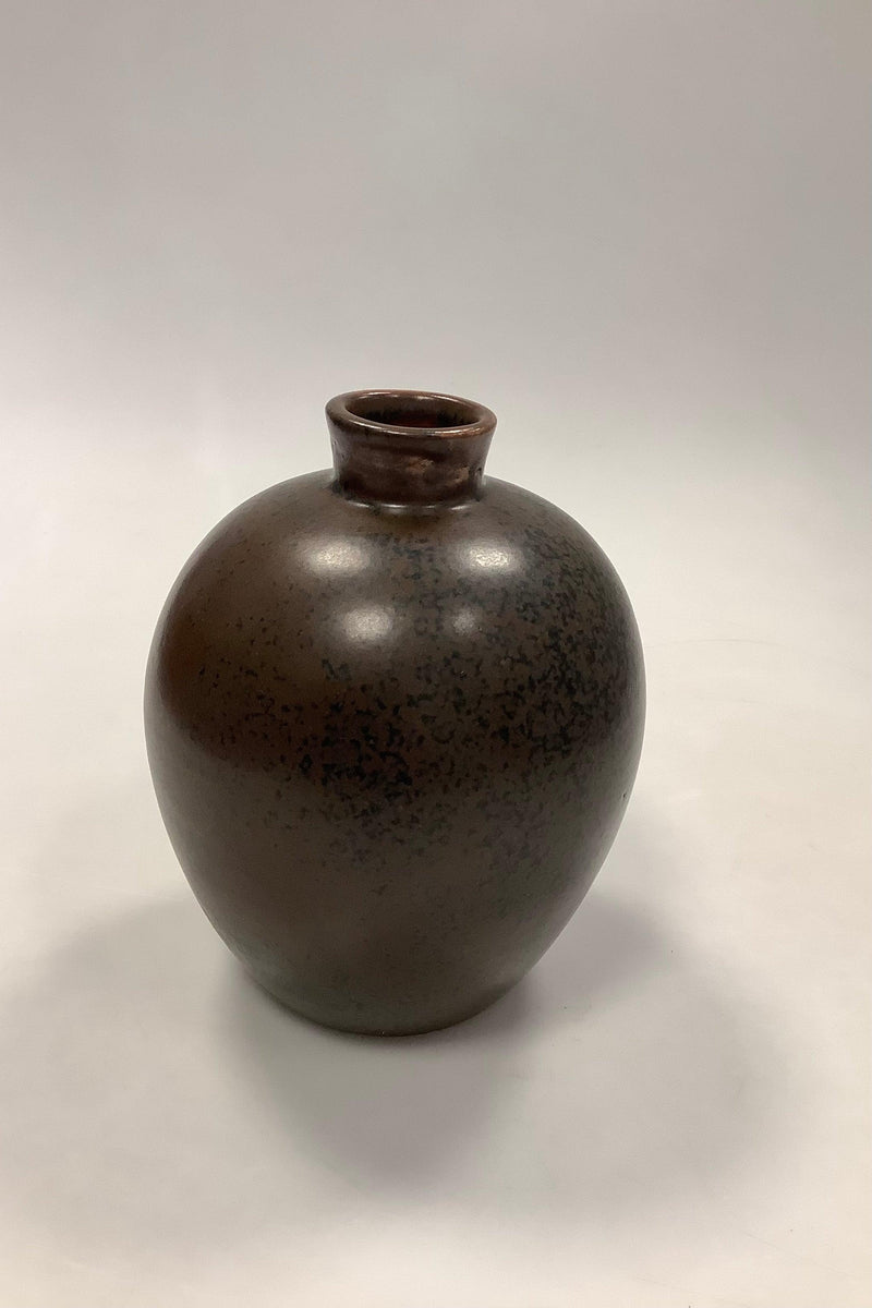 Saxbo Vase i brun farve No 99