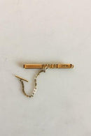 Necklace in 14K gold with safety chain