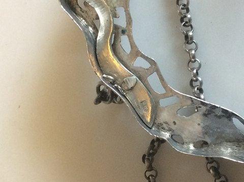 Sølv taske lås fra sydamerika