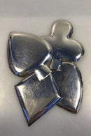 Sterling Sølv Nipse skål  Sæt på 4 (Spillekort symboler)