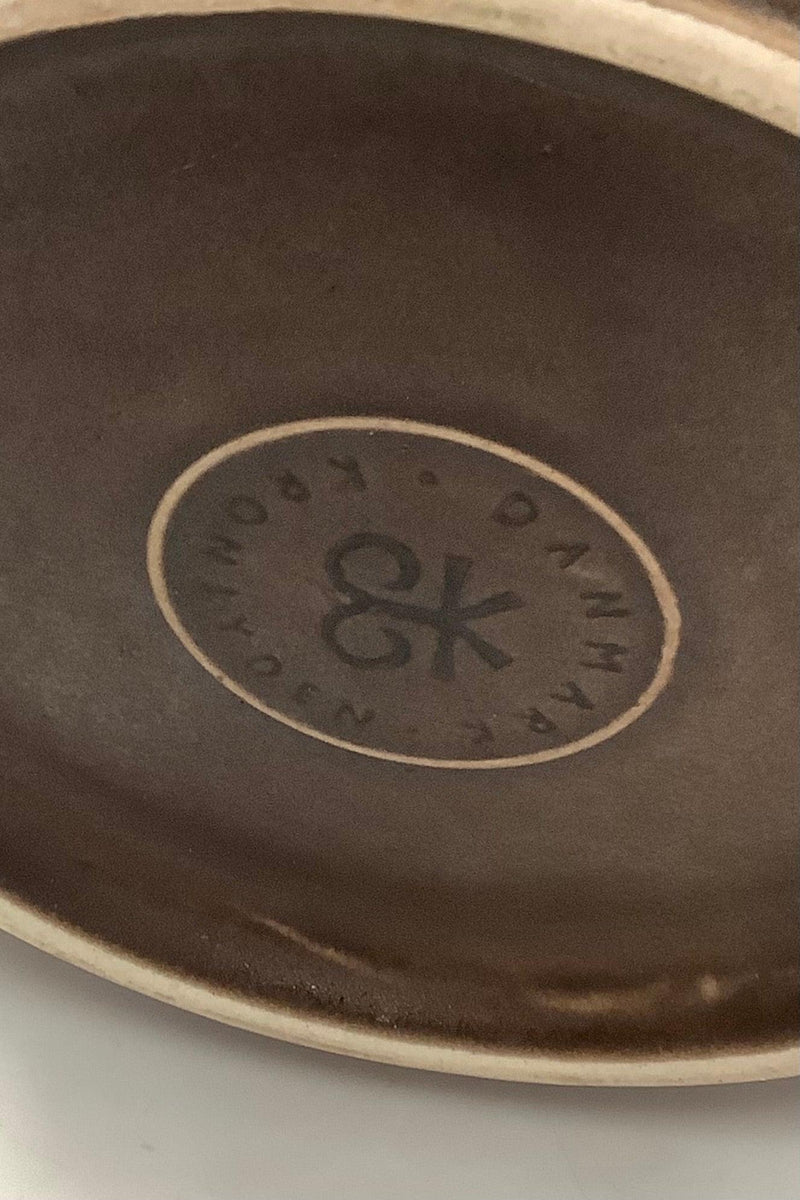 Stor Jens Quistgaard Stentøj for Kronjyden / Bing og Grøndahl Azur Umbra Thekande