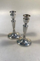 Svend Toxværd Silver Candlesticks(2)