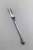 W&S Sørensen Sterling Sølv Krone Citron Gaffel