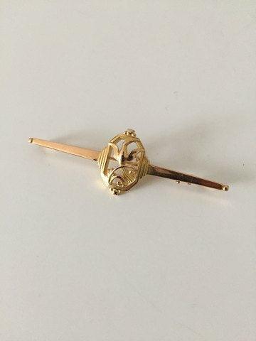 Georg Jensen 18K Guld Broche No 206