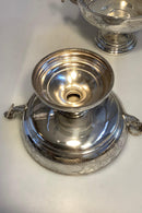 Et par Hertz Sølv Skål med håndtag fra 1885