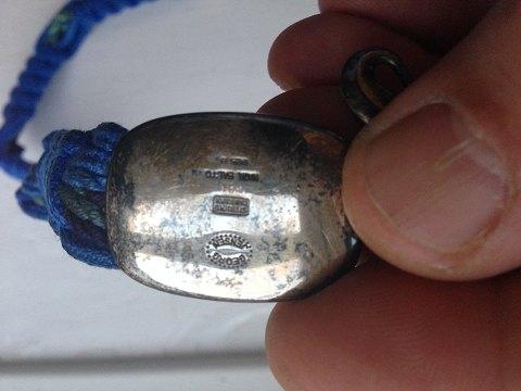Georg Jensen Sterling Sølv Naja Salto Bælte i Blå
