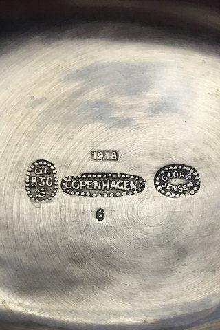 Georg Jensen Sterling Sølv skål fra 1918 No 6