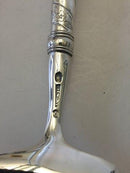 P. Hertz Sølv Krummeske fra 1870's. Måler 27,4cm