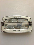 ロイヤル・コペンハーゲン A.ドラグステッド・ヤイス・ニールセン スターリングシルバー＆ポーセリン・ブローチ