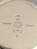 ジョージ ジェンセン ハラルド ニールセン作 スターリングシルバー 蓋付きボウル No 172C