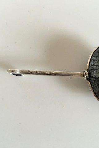 Georg Jensen Sterling Sølv Torun Halsring No 168 med Vedhæng No 129