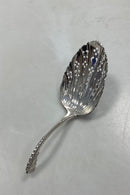 Dansk serveringsske i sølv