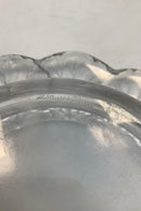Rene Lalique Fransk Glas skål med Blomster dekoration ( frosted )