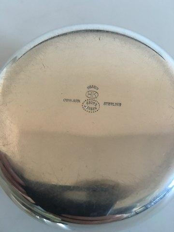 Georg Jensen Sterling Sølv Henning Koppel Dåse / Boks prydet med emalje.