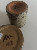 Stentøjs Bæger og Flad Underskål af Arne Bang.