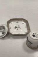 Royal Copenhagen Privately Painted Flora Danica Cream Cup No 3514