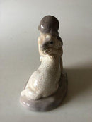 Royal Copenhagen Art Nouveau Figurine Girl with Lamb No 2189