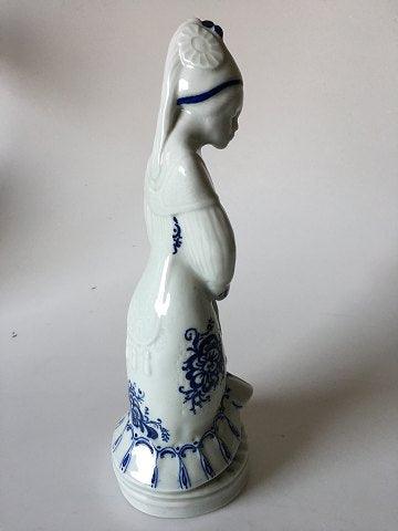 Royal Copenhagen Georg Thylstrup Figur af Dame med spejl No 1529 Prøve