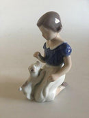 Bing & Grondahl Figurine Girl with Puppy No 2316